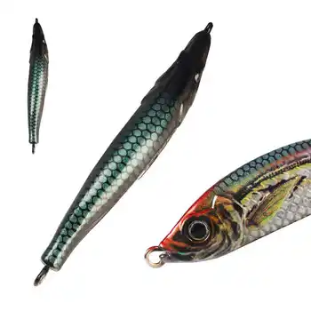 Cheery Palmer 60g 3D Colorful Printed Jigging Lure Metal Spoon Lure Artificial Hard Bait for Slow Fishing – Metal Jig – view 5