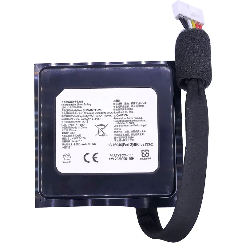 JBL Partybox100 Bluetoothスピーカー用Partybox 100バッテリー 14.4v