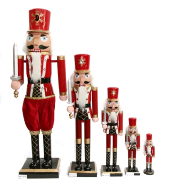 6ft Life Size Nutcracker Soldier Figurines Plastic Art Crafts Christmas