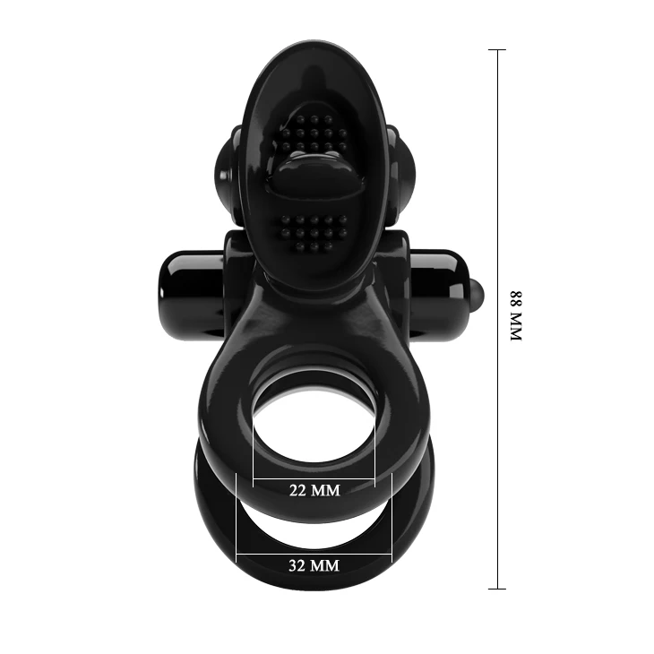 Penis Vibrating Ring Delay Ejaculation Bullet Vibrator Clitoris Massager Adult Sex Toys for Men Male Cock Silicone Rings