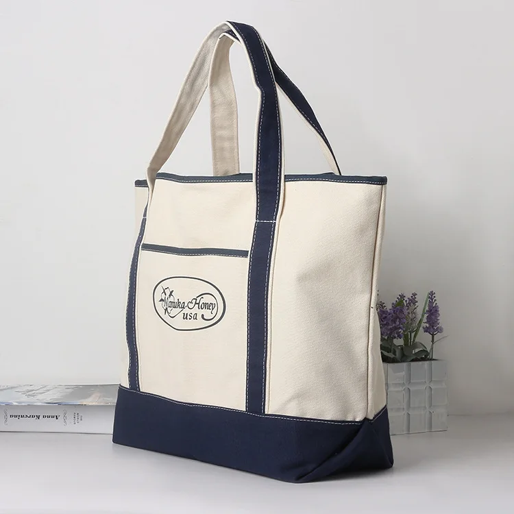 Eco-friendly Fashion Tote Bag Custom High Quality Cotton Canvas ...