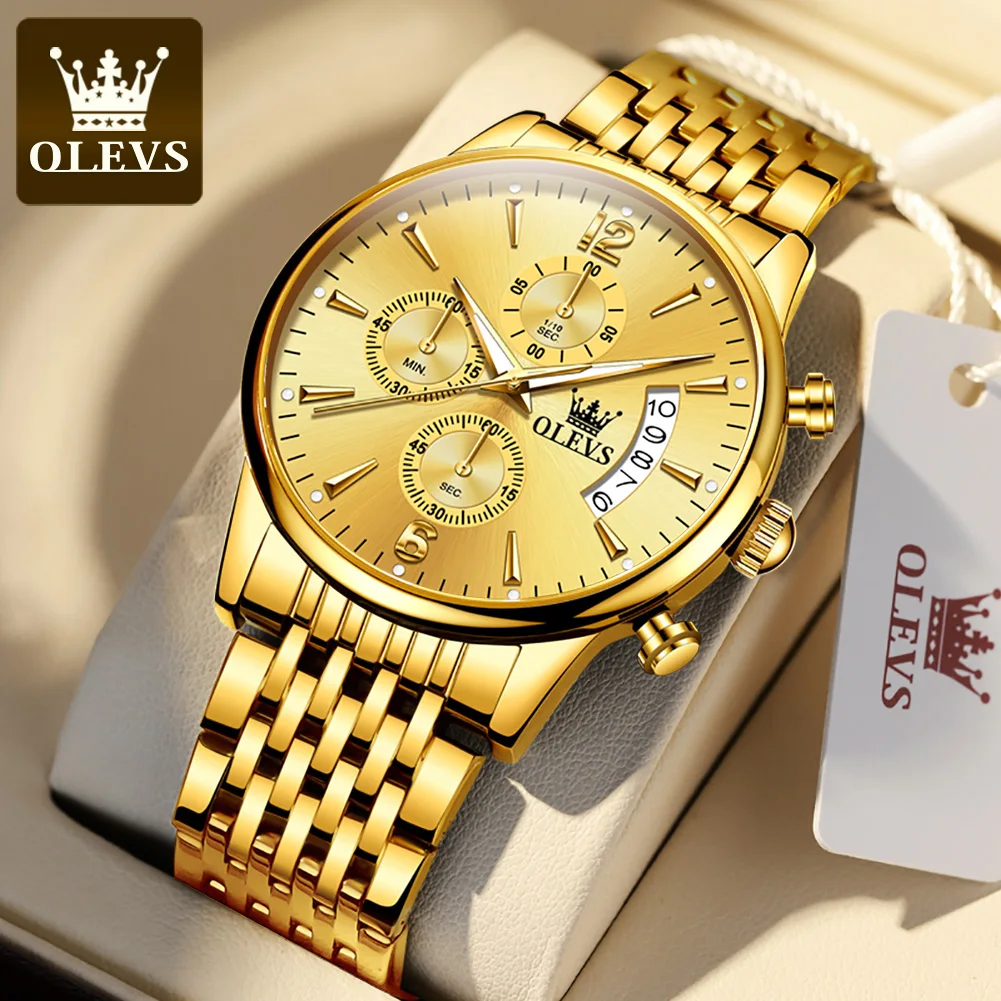 OLEVS 2867 Men's Sports Watch - Luminous, Waterproof, & Stylish