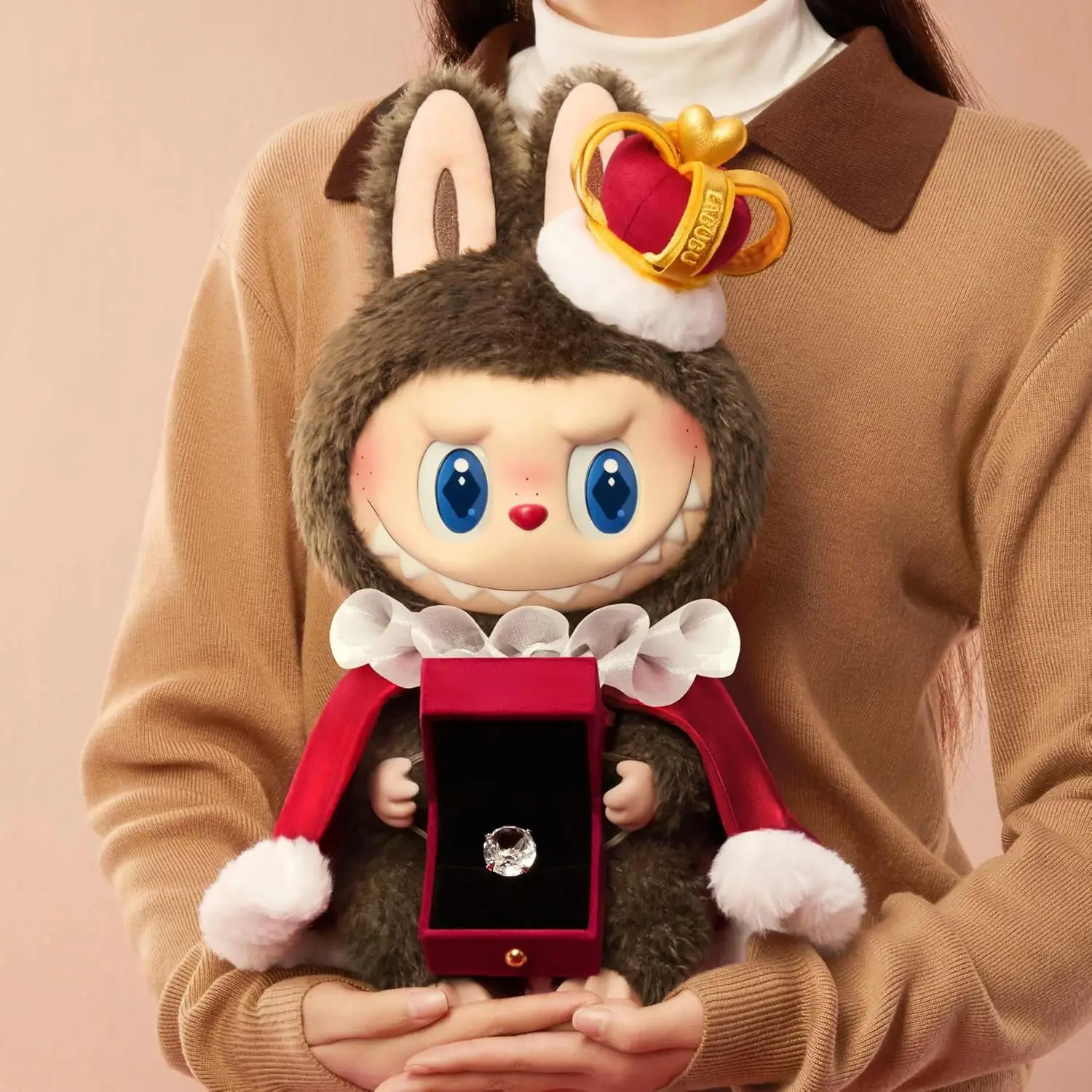 Original Genuine Popmart Monsters Let's Checkmate King Cute PVC