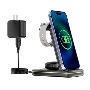 wireless phone dock station charger holder cradle stand charging dock holder with logo for all smartphone phone