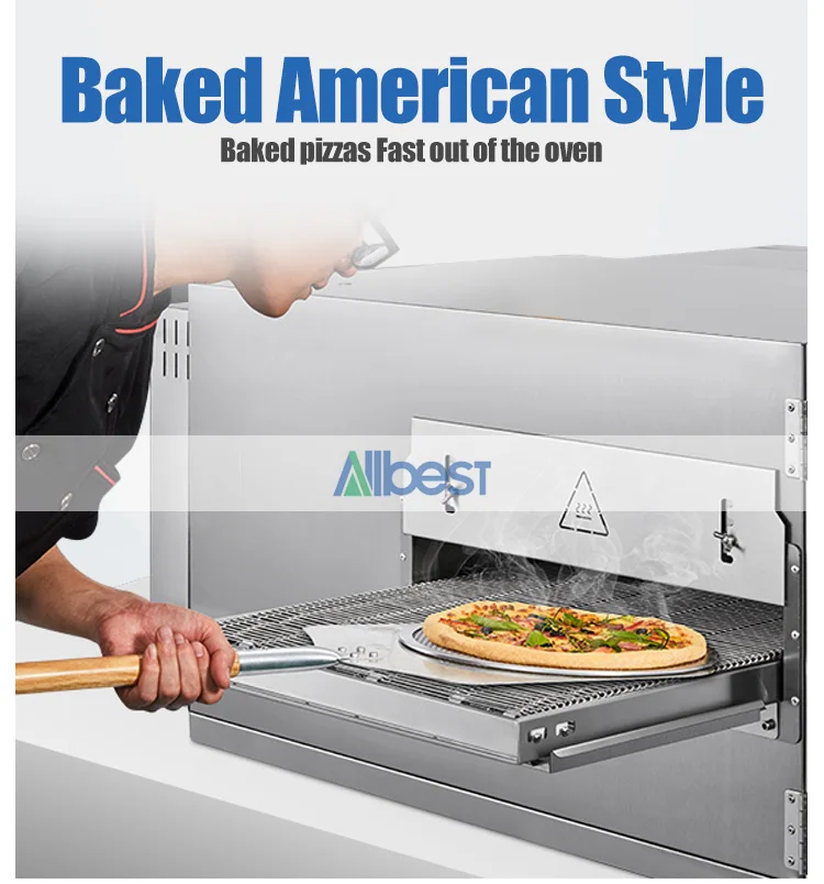 Big Commercial Convection Electric Hearth Oven Baked Pizza Bread Machine For Baking Making Cake