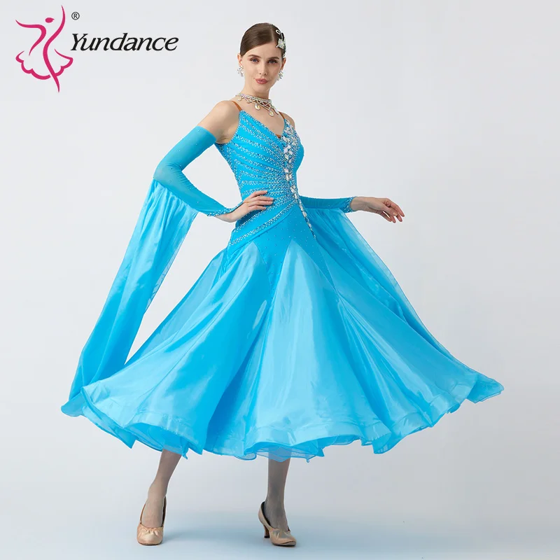 pineapple dress for women Pineapple Blue Long Hawaiian Dress with Skinny Straps M / Blue
