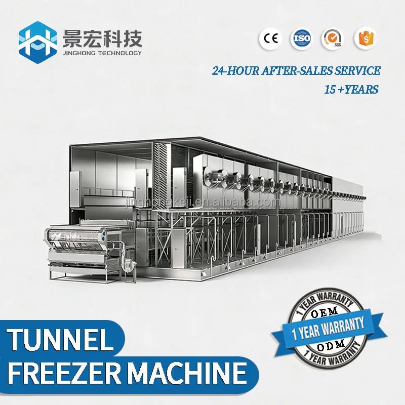Automatic Iqf Tunnel Freezer, Stainless, Steel, 304, 45C - detail 4