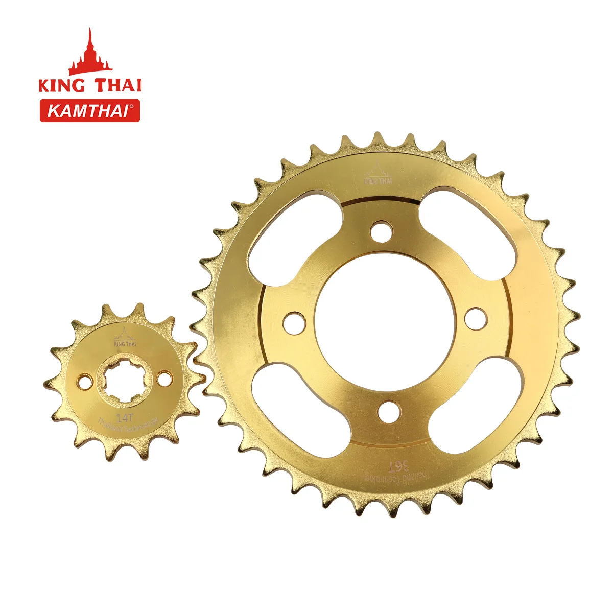 KAMTHAI WAVE 125 RS(CH) Racing 428 14t Motorcycle Sprocket Motorcycle Chain and Sprocket Kits for Pakistan