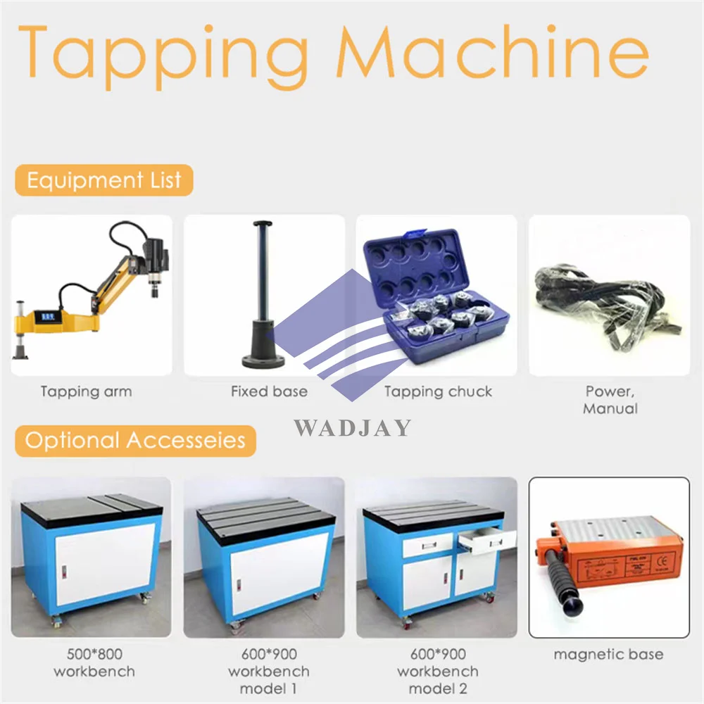 Electric Tapping Machine M2-M16 High Power Automatic Intelligent CNC ...