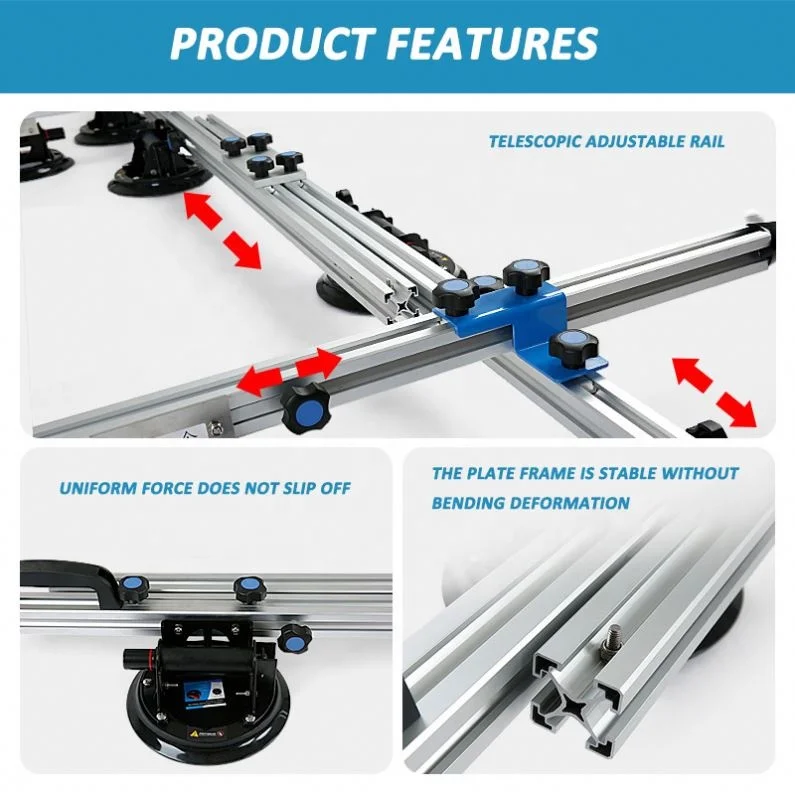 Ceramic Tile Reinforcement Device Vacuum Suction Cups Heavy Duty Seam Setter  Glass Stone Installation Handling Lifter Tools