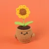 Petit pot Soleil (pot d'expression de gros dessin animé)