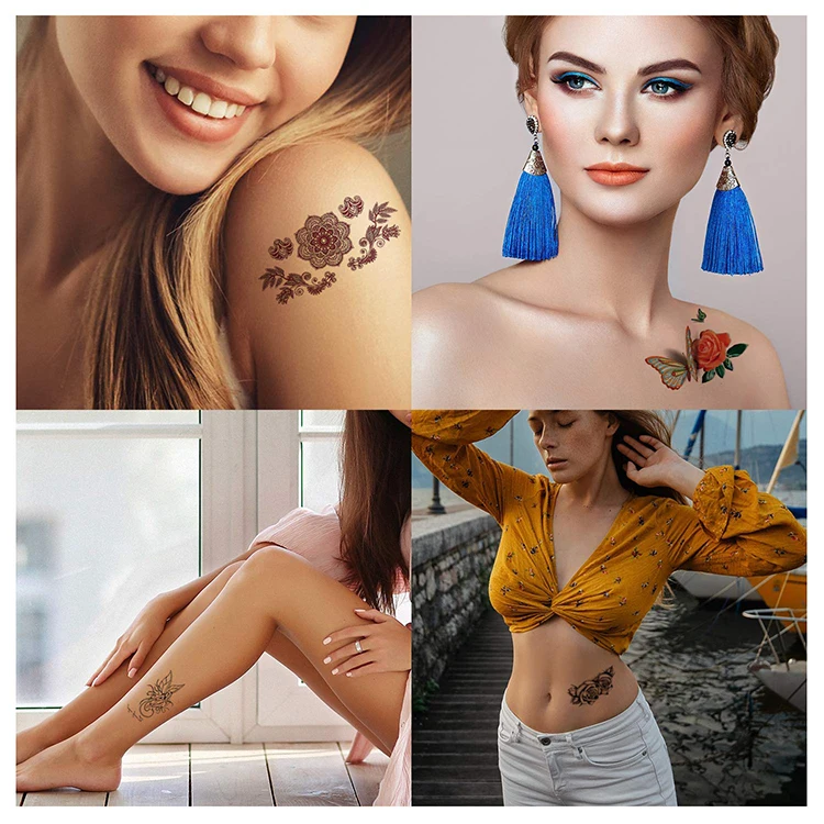 Benutzer definierte wasserdichte knstliche temporre Brust kleinen Tattoo  Aufkleber fr Mnner und Frauen