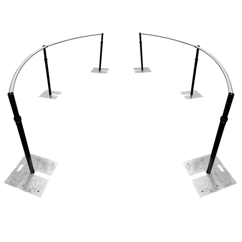 Topfinger 3-PIECE ADJUSTABLE UPRIGHT W/SLIP-LOCK (6FT-14FT)cheap Wedding Pipe Without Drape Wholesale Alternatives Backdrop
