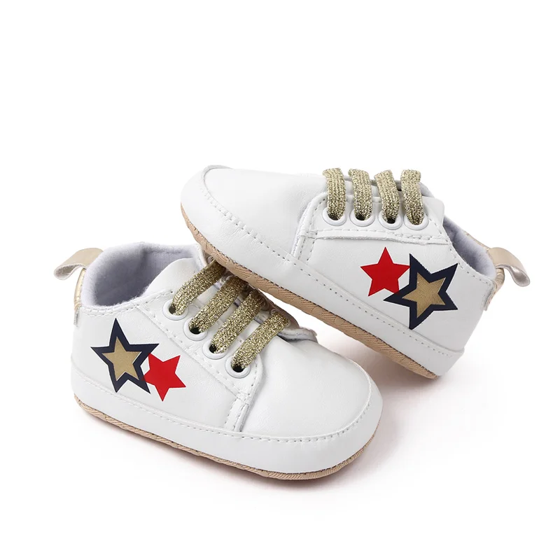 Hot selling cheap white sport newborn infant baby sport shoes for boys and girls supplier