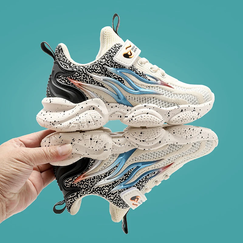 Детские кроссовки для мальчиков и девочек дышащие летняя спортивная обувь прогулок