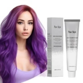 PureStyle system In Stock 100ML Hot Wholesale Ammonia Free And Low Odor Technology Semi Permanent Organic Hair Color Dye Cream