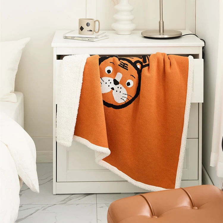 Drap-housse de berceau en tricot Jersey 100 coton, imprimé tigre, pour berceau Standard et matelas pour tout-petits, accessoires unis Fh