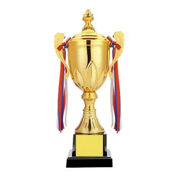 Sports Metal Trophy Gold Plated Plastic and Iron for Automotive Trade Show Giveaways