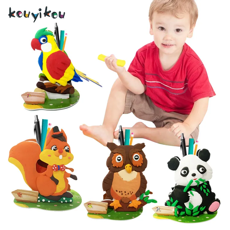 Kouyikou 3d пазл художественные изделия супер легкие Diy волшебная глина может сделать держатель фоторамки