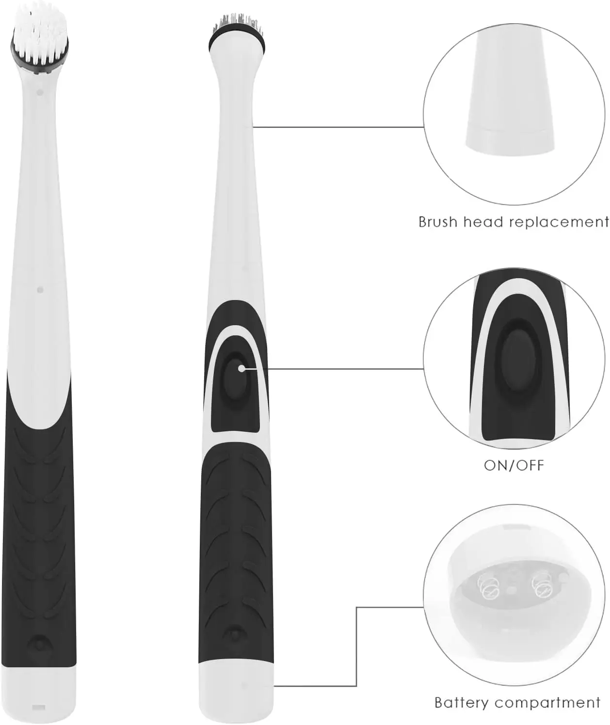 Electric Cleaning Brush,Upgrade Oscillating Power Scrubber Cleaning Tools With 5 Brush Heads And