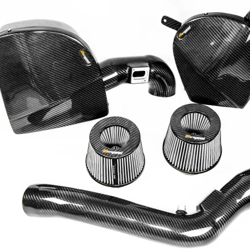 Custom Lightweight High Gloss Carbon Fiber Air Intake for M2 Competition