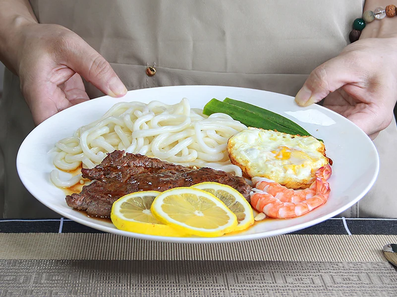 Custom Logo Bone China Plates In Bulk Modern White Ceramic Dish Plates