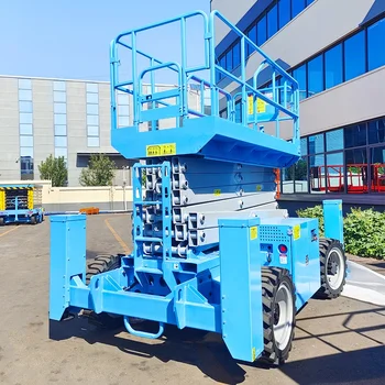 new Off-road scissor lift Suitable for complex road surfaces Off-road scissor lift