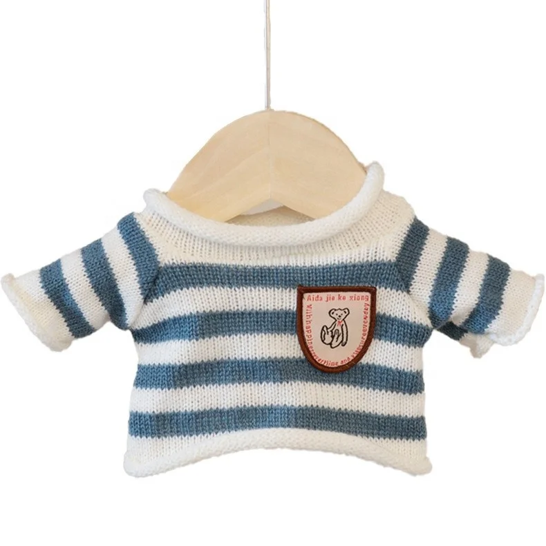 Прекрасные стоячие индивидуальные маленькие куклы Корейская звезда Kpop Idol плюшевая игрушка одежда плюшевый медведь свитер