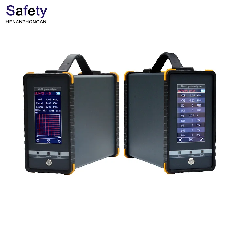 S360 Portable Gas Analyzer with Cooling Probe High Temperature and Humidity Measurement Function