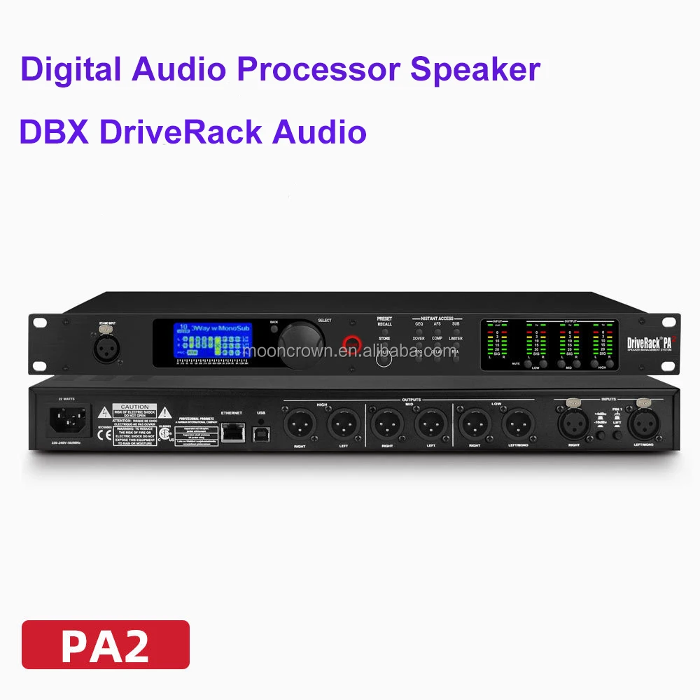 DBX Driverack Professional Digital Audio Processor PA2/260/360