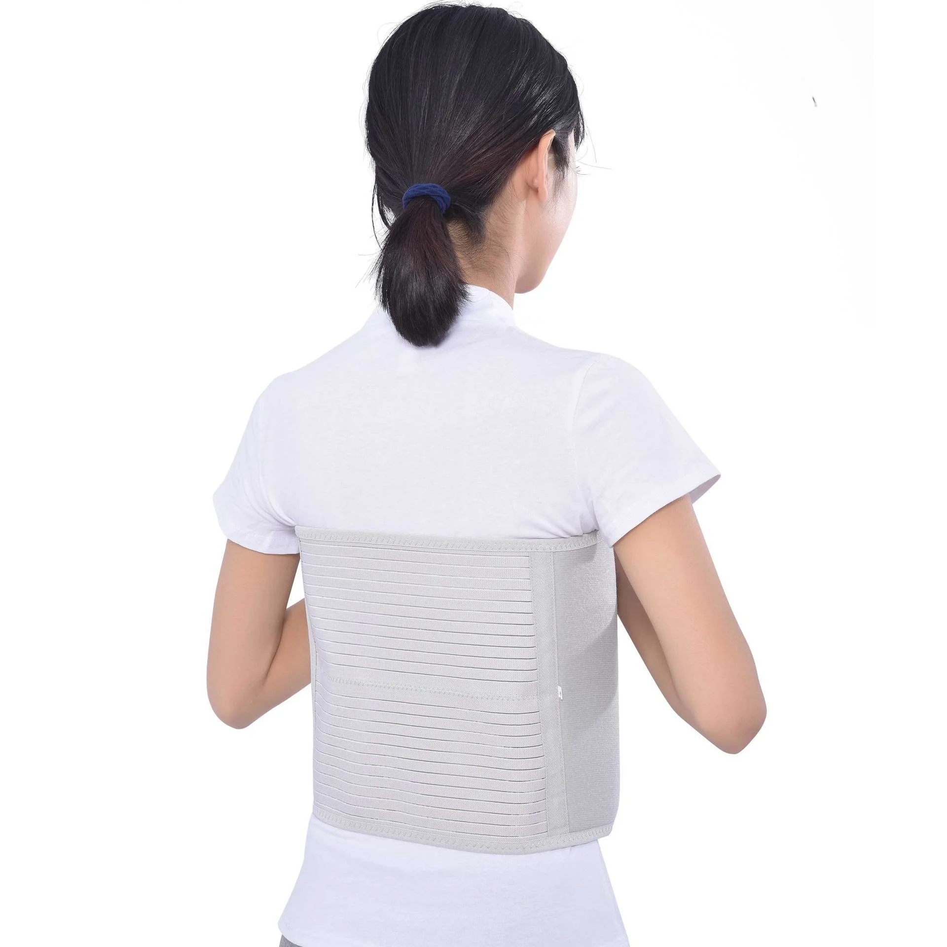 Adjustable Rib Fixation Strap Breathable Rib And Chest Binder Belt Elastic Rib Support Brace factory