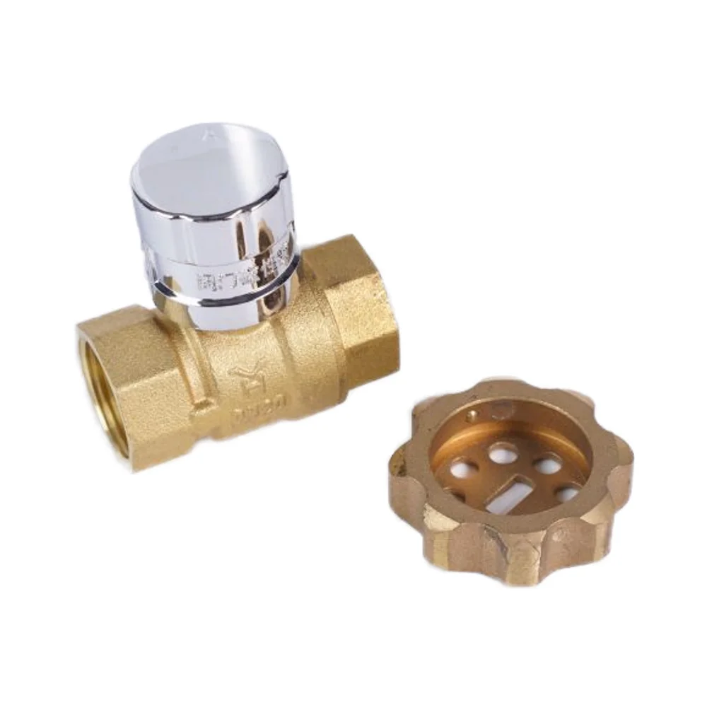 1/2 Inch Brass Manual Lockable Ball Valve with Key Hydraulic for Water OEM Supported for General Applications supplier