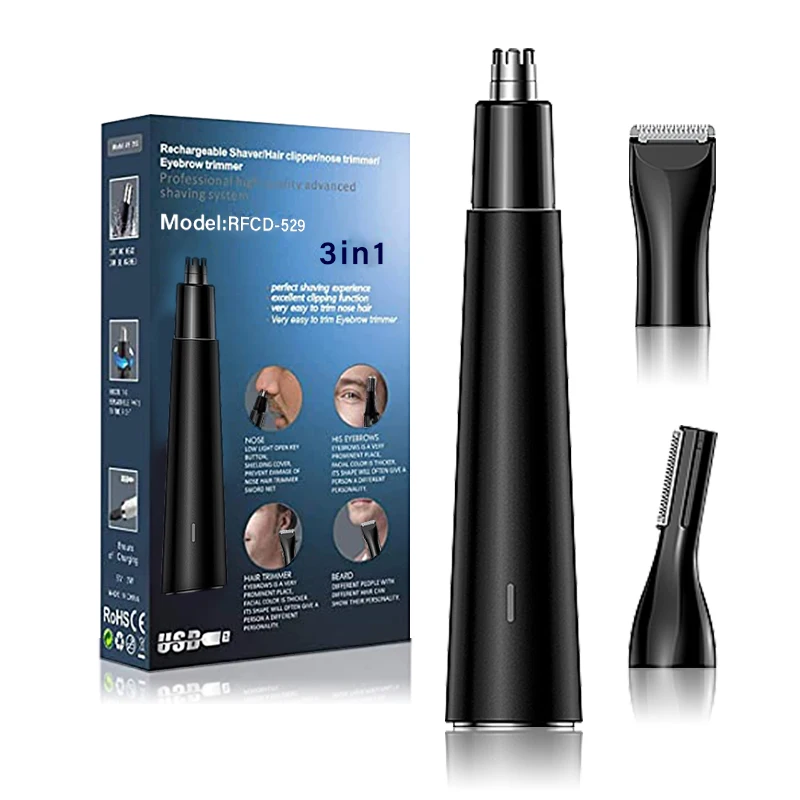 New Design Nose Hair Trimmer OEM Customized  Nose Trimmer Usb Portable Rechargeable