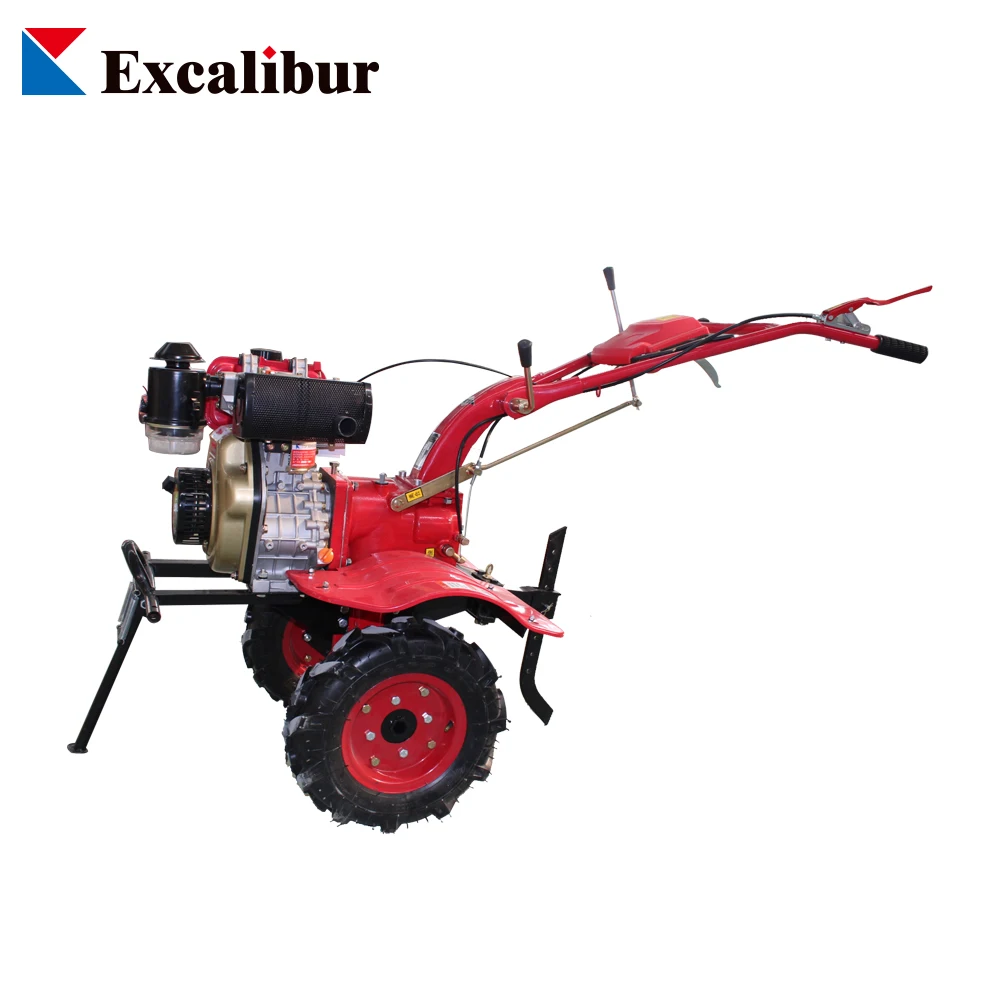 Diesel Hand Rotavator With 3forward Gear 6HP  Rotary Tiller Cultivator