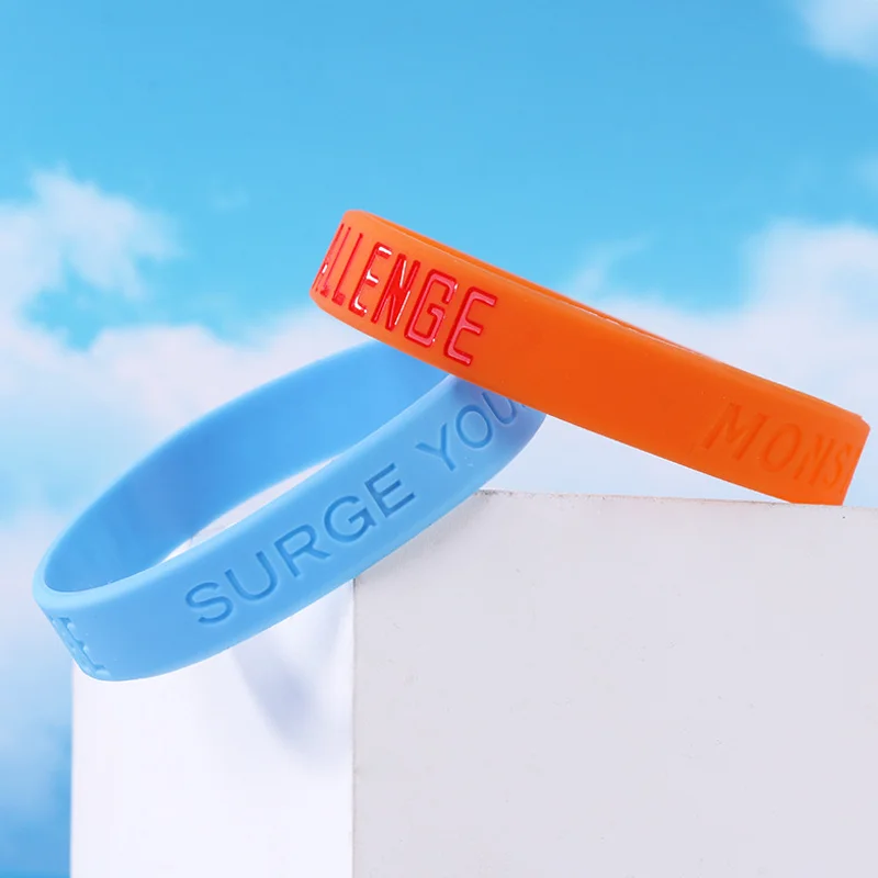 Hot Selling Bracelet Custom Logo Silicone Bracelet Design Fashion Wristband