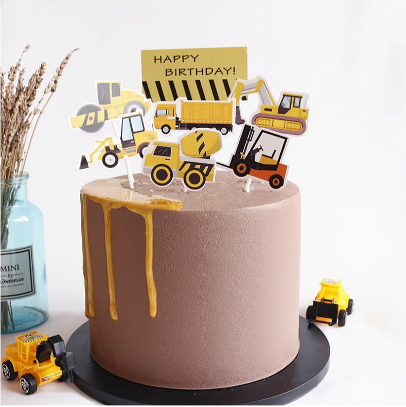 Small Excavator Cake SG/COVID19 cake delivery singapore - River Ash Bakery