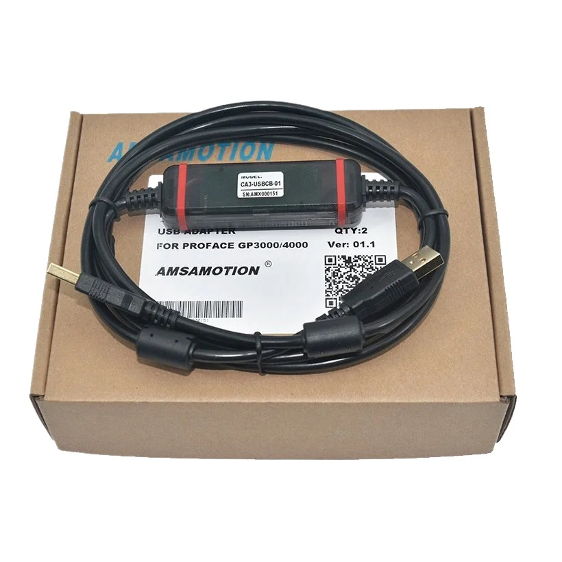 CNC CA3-USBCB-01 Suitable PRO-FACE GP3000 ST3000 LT3000 AGP3301 Download Line USB Port PLC Communication Programming Cable