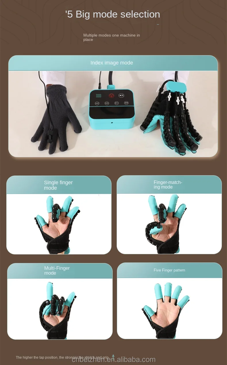 2023 newest design finger recovery hand rehabilitation robot glove for Stroke patients physiotherapy equipment suppliers supplier