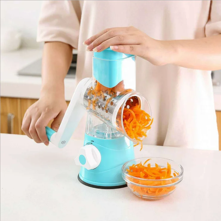 3 Blades Handheld Cooking Tool Food Processor Shredder Cheese Grater  Kitchen Shredder Rotary Vegetable Slicer - Buy 3 Blades Handheld Cooking  Tool Food Processor Shredder Cheese Grater Kitchen Shredder Rotary  Vegetable Slicer