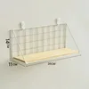 Wooden basket, standard medium size, white.