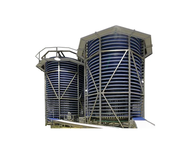 Factory price spiral cooling tower for Bread/Cake/Pastry/Pita/Pizza Hamburger/Toast/Bakery/Pet food