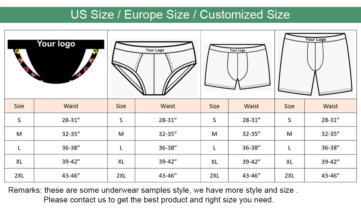 Custom Made Logo Waistband Underwear Luxury Sexy Jockstraps For Men