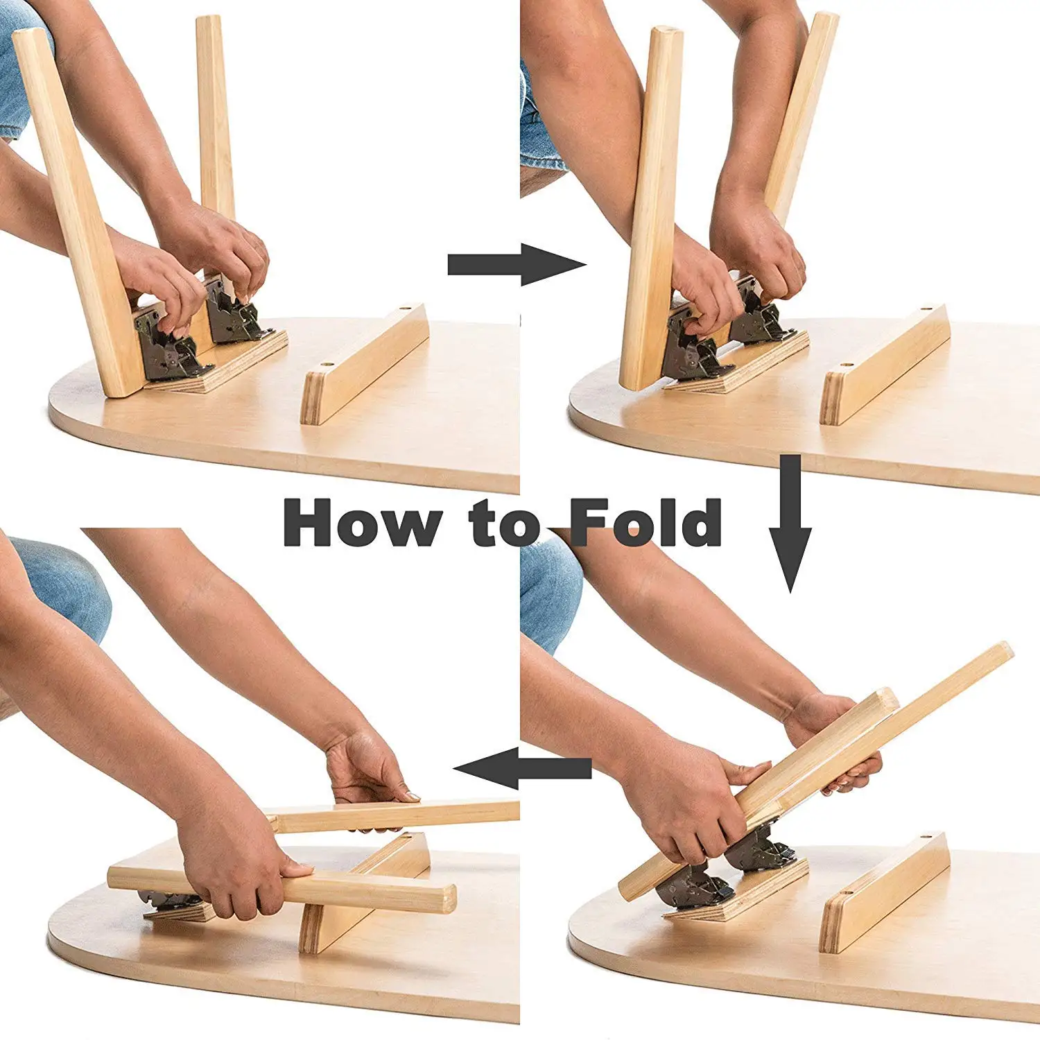 Folding Bracket Self Lock Extension Table Bracket Hinge Metal Drop Leaf Supports for Table
