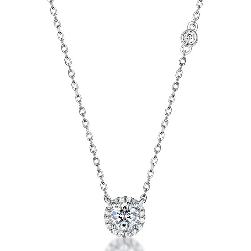 moissanite necklace tennis