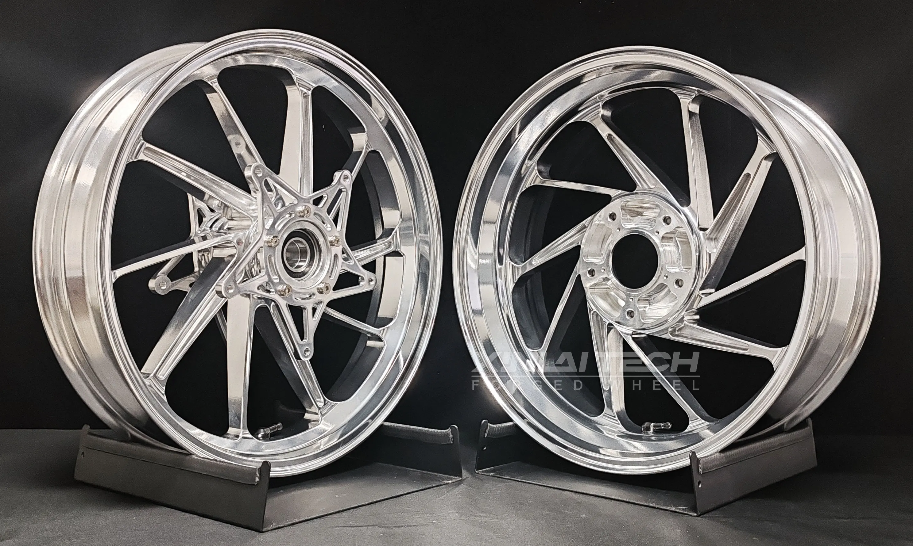 XL Forged Billet Aluminum Motorcycle Wheels Custom Anodized Surface Rims for BMW R NineT Classic Roadster Front Rear Wheels - Image 5
