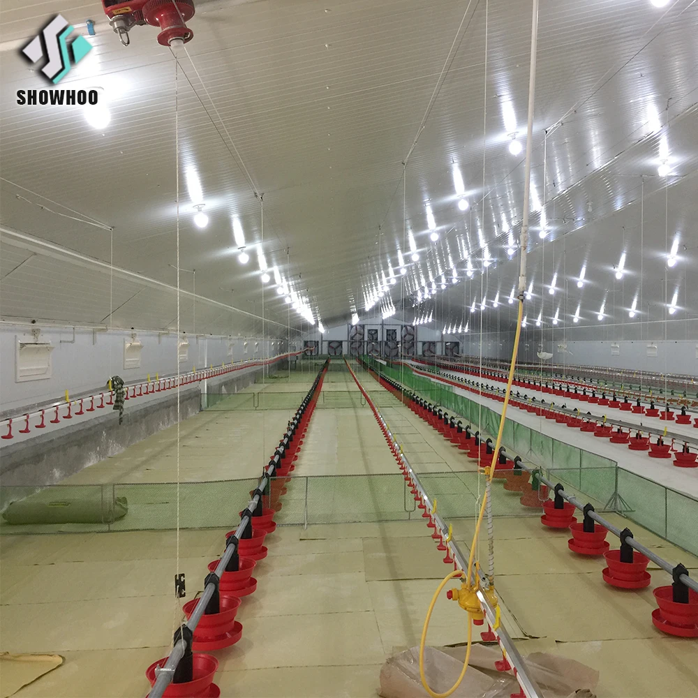Fast Steel Structure Chicken House Designs Prefab Poultry Farm Shed Construction