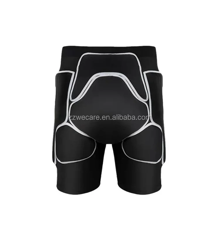 Men Women Protective Tailbone Padded Short Pants Skating Ski Butt Pads ...