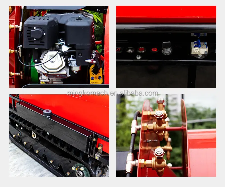 農業用高圧スプレイヤークローラー無人スプレーマシン 400Lタンク 650kg