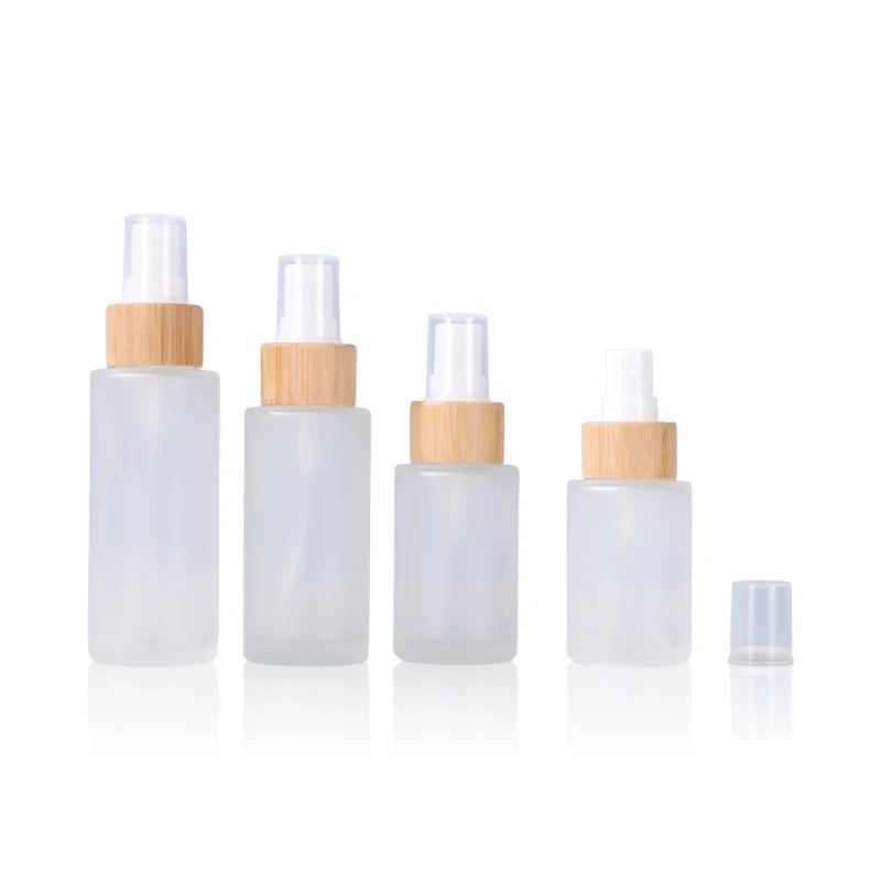 20ml 30ml 40ml 50ml 60ml 80ml 100ml 120ml Wooden Bamboo Perfume Bottle Spray for Skincare Serum Fragrance Oil Cosmetic Packing