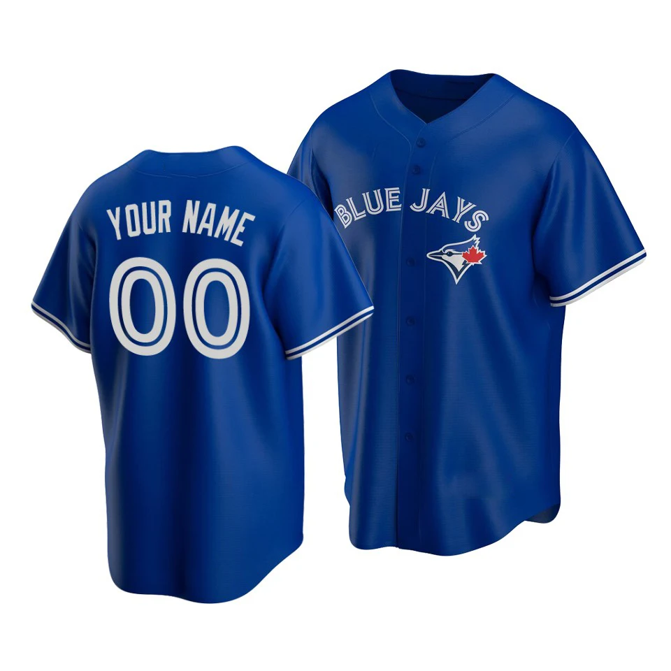 George Springer Autographed Toronto Blue Custom Baseball Jersey - JSA